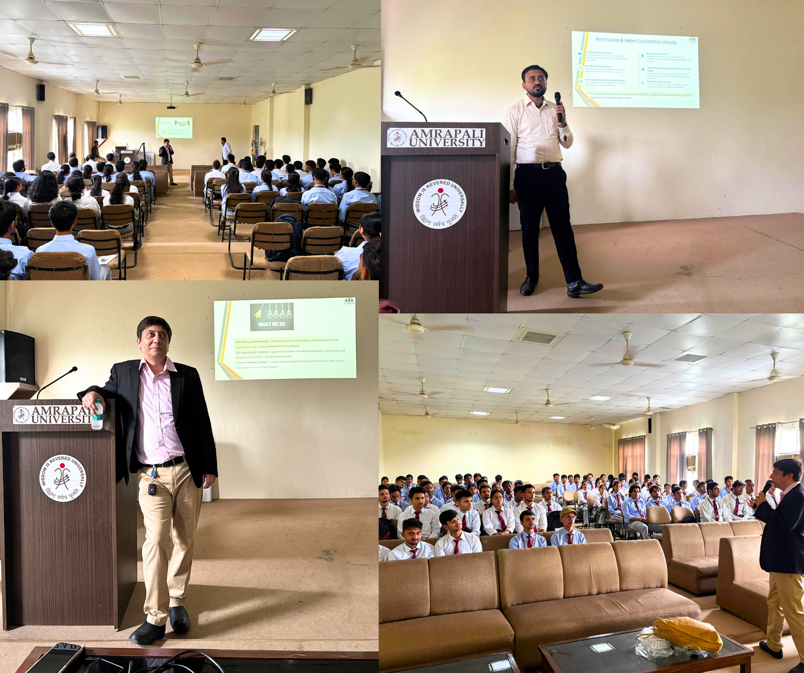 ZeOpto Workshop at Amrapali University - A Journey of Learning & Growth
